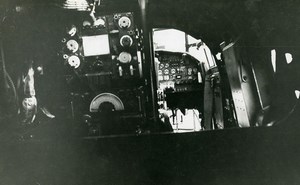 United Kingdom Aviation Avro 694 Lincoln Cockpit Airplane Old Photo 1949