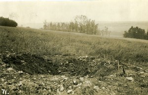 France WWI Monthiers German Defence Lines Old Photo 1918