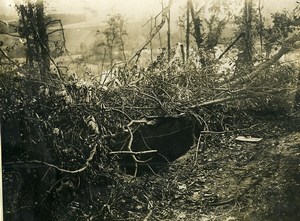 France WWI Monthiers German Defence Lines Camouflage Old Photo 1918