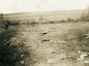 France WWI Monthiers German Defence Lines Old Photo 1918