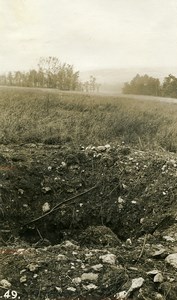 France WWI Monthiers German Defence Lines Old Photo 1918