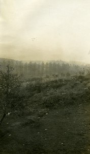 France WWI Monthiers German Defence Lines Old Photo 1918