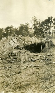 France WWI Monthiers German Defence Lines Camouflage Old Photo 1918