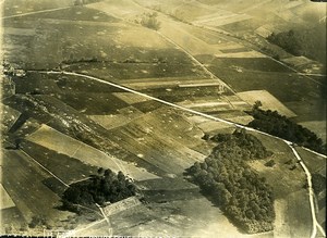 France WWI Bouresches Chateau Thierry Battle Old Aerial Photo July 5 1918