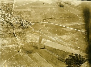 France WWI Bouresches Chateau Thierry Battle Old Aerial Photo July 5 1918