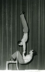 France Music Hall Circus Acrobat les Constant Old Photo 1950