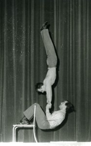 France Music Hall Circus Acrobat les Constant Old Photo 1950