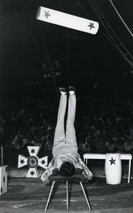 France Music Hall Circus Acrobat Old Photo 1950