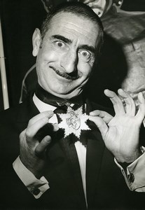 France Music Hall Circus Clown Achille Zavatta Old Photo 1950