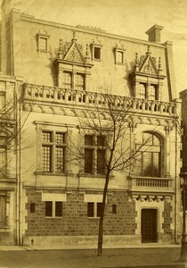 France Paris Boulevards des Invalides Old Photo 1890