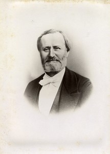 France Portrait of Mr de Nayville Bearded Man Old Photo 1880