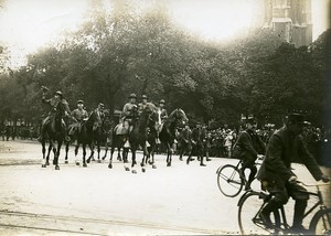 Paris Avenue Victoria US Independence Day WWI Old Photo Identite Judiciaire 1917