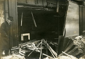 Paris German Bombardment 95 Quai de l'Horloge WWI Photo Identite Judiciaire 1918