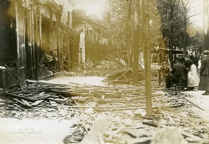 Paris Gothas raid Boulevard Auguste Blanqui WWI Photo Identite Judiciaire 1918