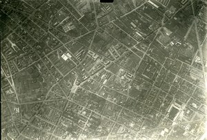 France Paris Auteuil Panorama #3 WWI Old Aerial View Photo 1918