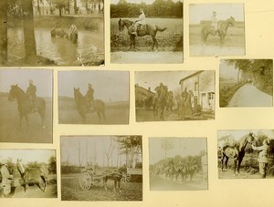 France Soldiers Life near Front Horses First World War 11 Old Photos 1917