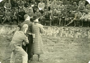 France On the Front Circus Clowns First World War WWI Old Photo 1917