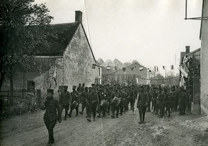 France Marne Group of Algerian Tirailleurs First World War WWI Old Photo 1917