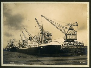 Dunkerque Album 21 Photographs of German Engineering Crane MAN Nuremberg 1931