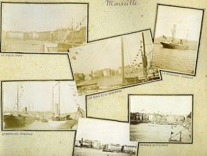 Travel to Maghreb Algeria Tunisia Marseille Album of 221 Amateur Photos 1903