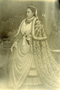 Madagascar Reine Ranavalona II Ancienne Photo Ramahandry 1910'