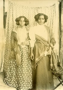 Madagascar Femmes Sakalaves Sakalava de Manjuga Ancienne Photo Ramahandry 1910'