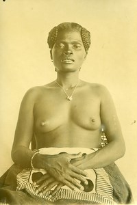 Madagascar Femme Sakalave Sakalava Ancienne Photo Ramahandry 1910'