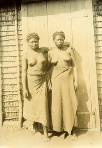 Madagascar Femmes Ethnie Mahafaly Ancienne Photo Ramahandry 1910'