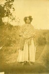 Madagascar Femme de Sainte Marienne Ancienne Photo Ramahandry 1910'