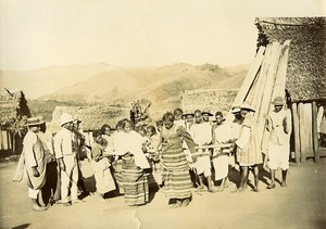 Madagascar Tromba ou Bilo Possession diabolique Ancienne Photo Ramahandry 1910'