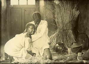 Madagascar Malagasy Childbirth Nurse Old Photo Ramahandry 1910'