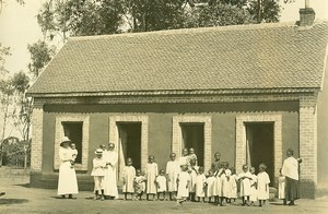 Madagascar Children Leper colony at Manankavaly Old Photo Ramahandry 1910'