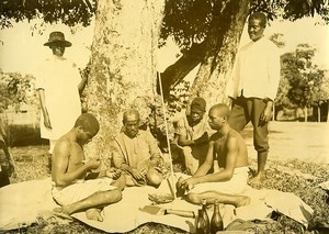 Madagascar Ceremony of Fatidrah Oath of Blood Old Photo Ramahandry 1910'