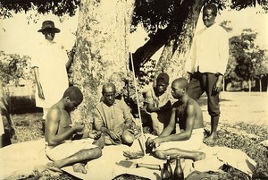 Madagascar Ceremonie du Fatidrah Serment du Sang Ancienne Photo Ramahandry 1910'