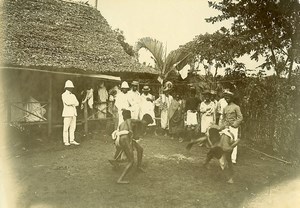 Madagascar Sports Betsimisaraka Wrestling Old Photo Ramahandry 1910'