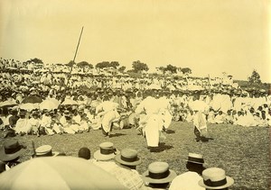 Madagascar Malagasy Singers & Dancers Old Photo Ramahandry 1910'