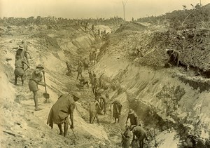 Madagascar Début du Creusement du canal des Pangalanes Ancienne Photo Ramahandry 1910'