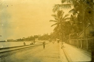 Madagascar Tamatave Boulevard Gallieni Old Photo Ramahandry 1910'