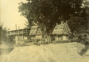 Madagascar Farafangana Village Model Houses Old Photo Ramahandry 1910'