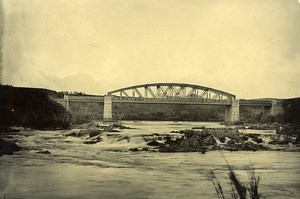 Madagascar River Mangoro Bridge Old Photo Ramahandry 1910'