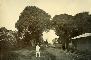 Madagascar Railway at Anivorano Old Photo Ramahandry 1910'