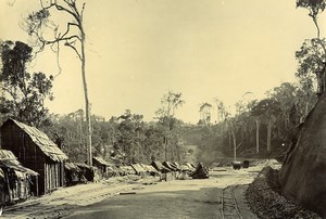 Madagascar Railway Construction East Coast Old Photo Ramahandry 1910'