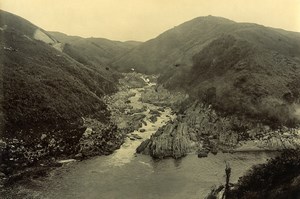 Madagascar Railway Road & River Antembarano? Old Photo Ramahandry 1910'