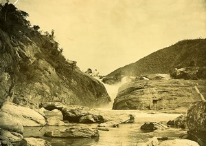 Madagascar Vatomandry Waterfall Old Photo Ramahandry 1910'