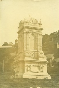 Madagascar Tananarive Square Poincaré Monument Old Photo Ramahandry 1910'