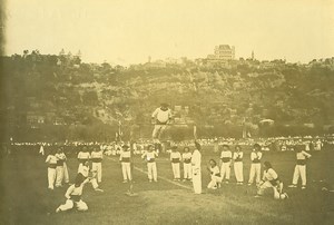 Madagascar Tananarive Mahamasina Military Gymnastics Old Phot Ramahandry 1910'