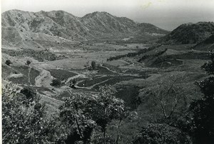 Comores Anjouan vue prise du col de Patsy Domaine de la Cie Bambao Ancienne Photo 1950