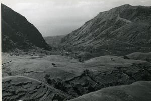 Comores Anjouan vue prise du col de Patsy Domaine de la Cie Bambao Ancienne Photo 1950