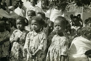 Madagascar Antsalova Sakalava Children from Menabe Old Photo 1950