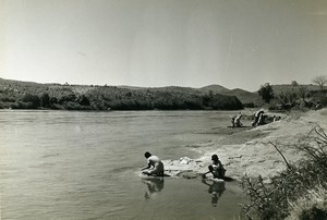 Madagascar Miandrivazo la riviere Mahajilo Ancienne Photo 1950